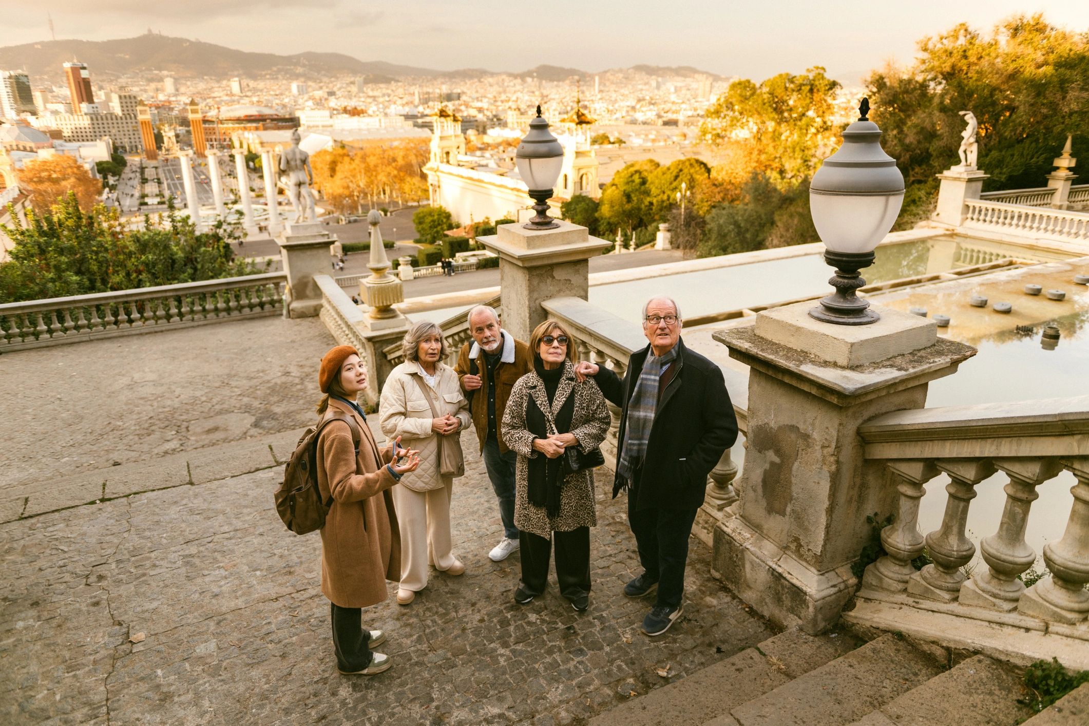 Travel guidance for organized group journeys